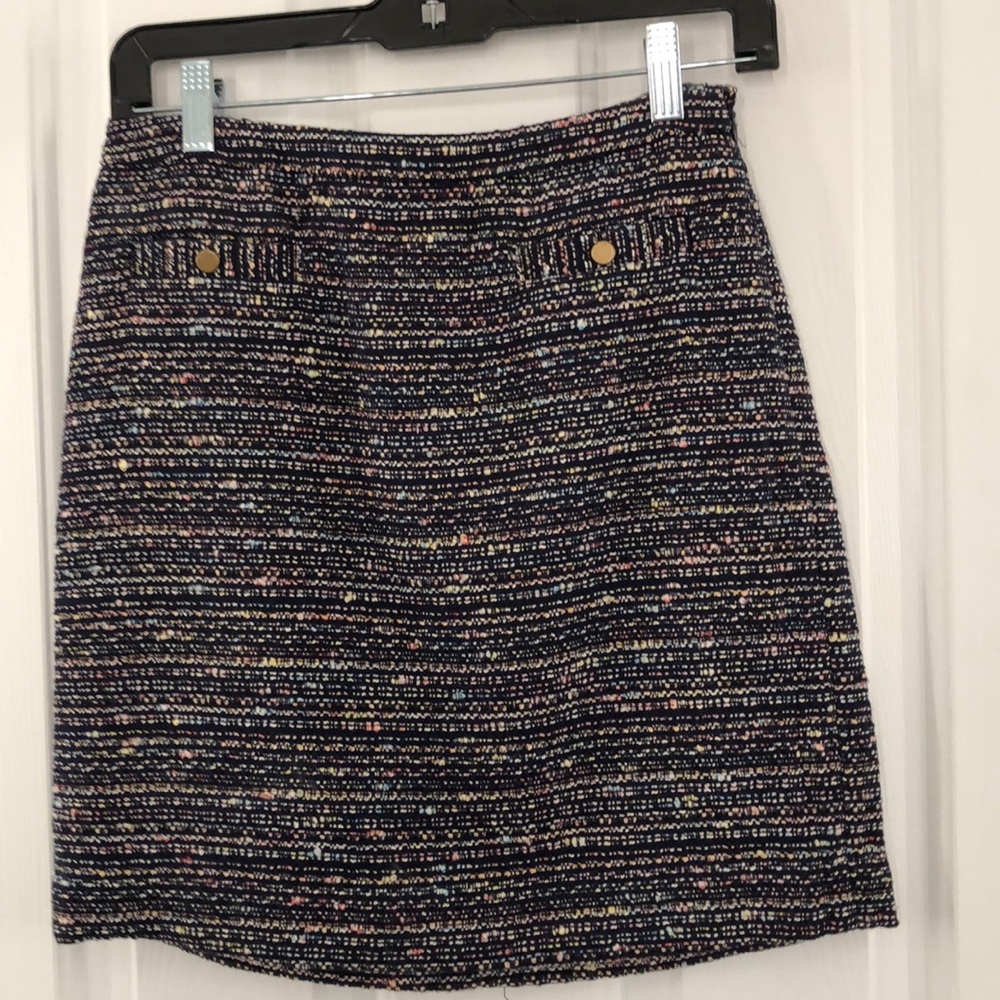 Mini skirt multi color.